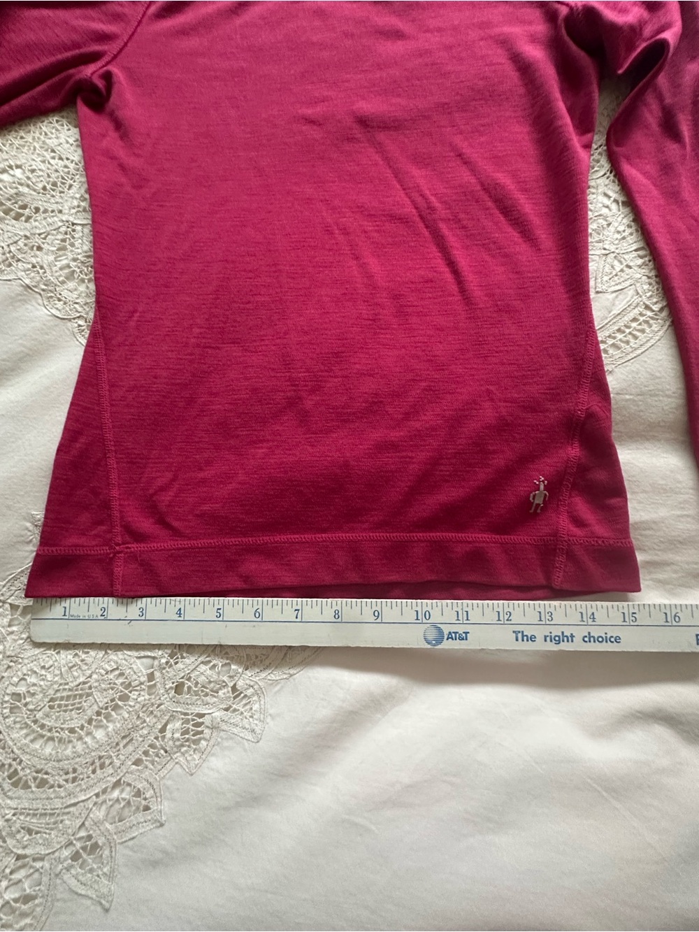 Smartwool Raspberry Base Long sleeve, XS - Picture 5 of 13